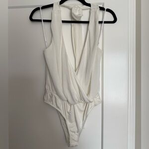 Lulu's Classic White Bodysuit